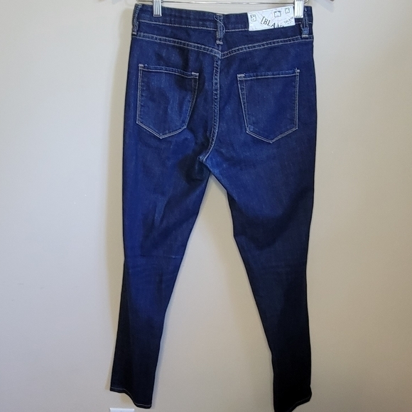 Ladies Women’s like NEW Blank NYC Dark Denim Stretch Hi Rise Jean Size 28 - Picture 7 of 12